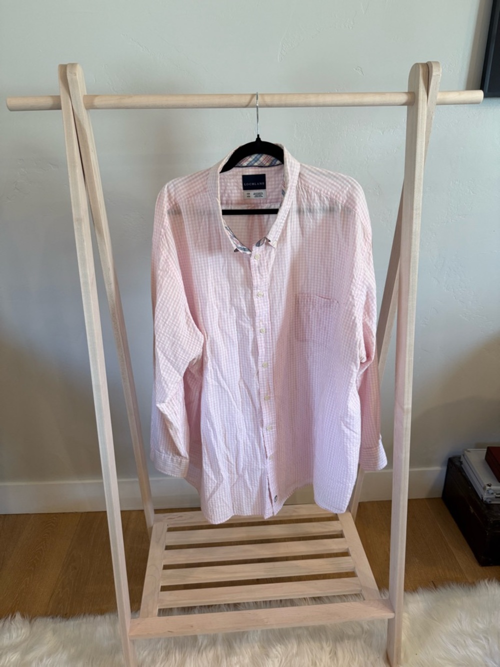 Vineyard Vines Light Pink Gingham Button-Down Shirt